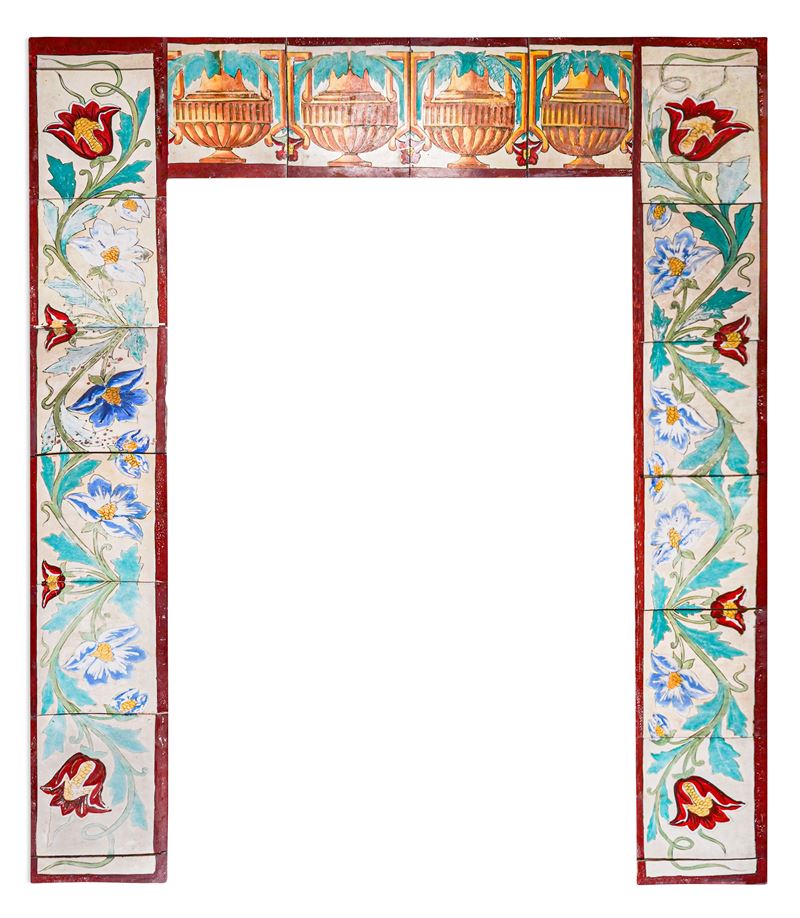 Cornice per camino.  Probabilmente Italia o Francia, inizio XX secolo   - Auction Italian Residences - Cambi Casa d'Aste