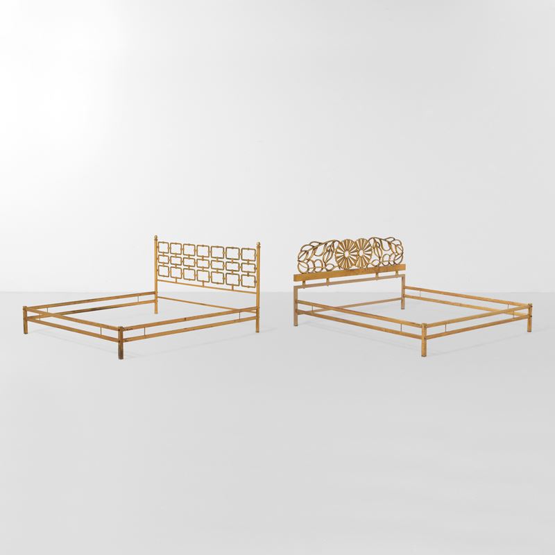 Due letti matrimoniali.  - Auction Design LAB - Cambi Casa d'Aste