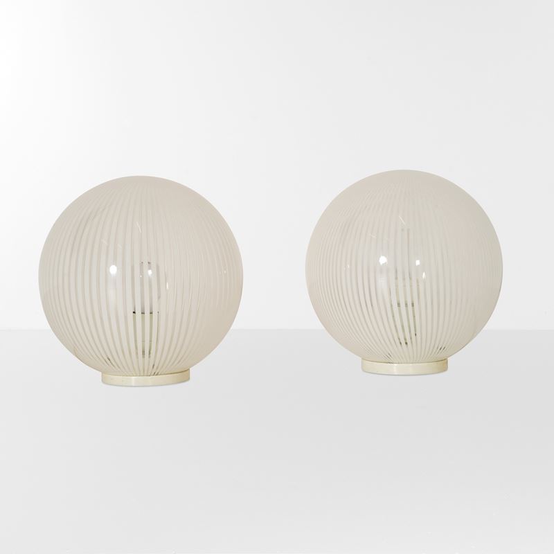 Ludovico Diaz De Santillana : Due lampade da tavolo  - Auction Design LAB - Cambi Casa d'Aste