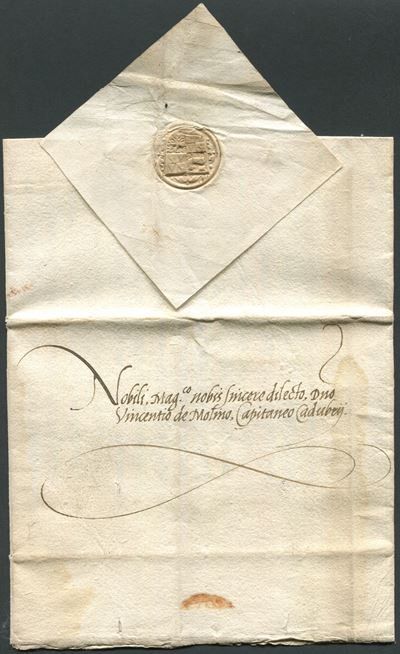 1540, Principato Vescovile di Bressanone, Lettera dal Principe Vescovo Cristoforo di Bressanone d...