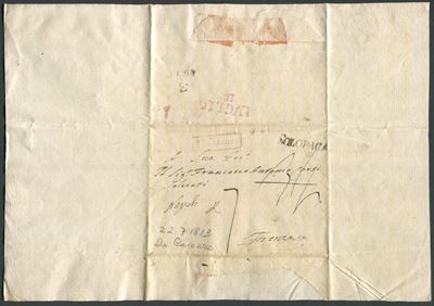 1813, Lettera da Caiazzo a Firenze