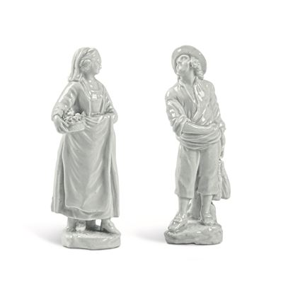 Coppia di Figurinenapoli, Real Fabbrica Ferdinandea, Periodo Venuti, 1790-1800