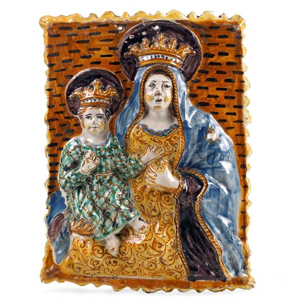 Targa devozionale. Toscana, (Monte San Savino), XIX secolo