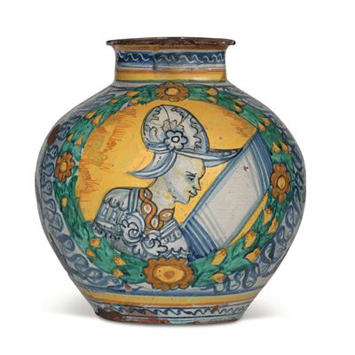 Vaso Globularesciacca, Inizio del XVII Secolo