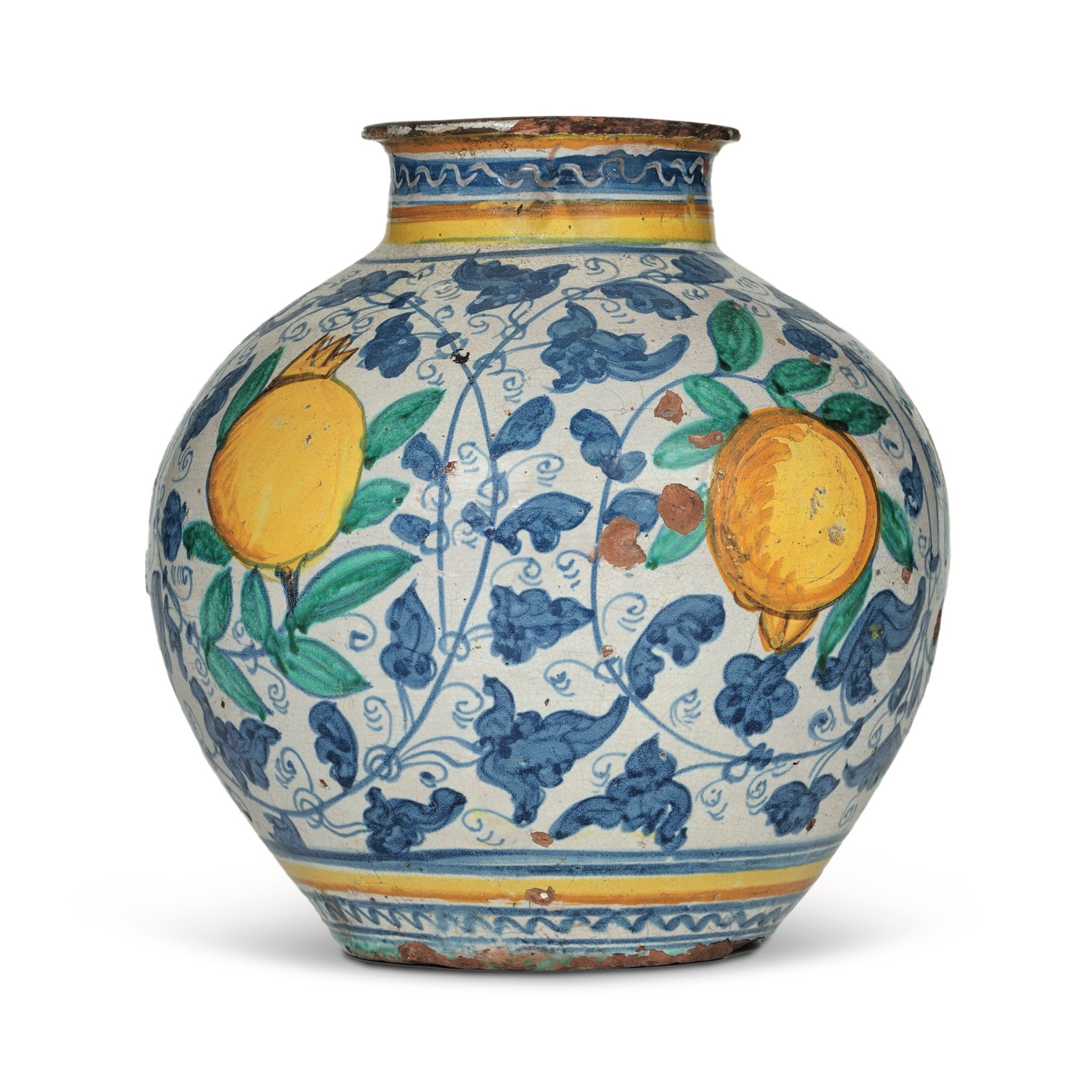 Vaso Globularesciacca, Inizio del XVII Secolo