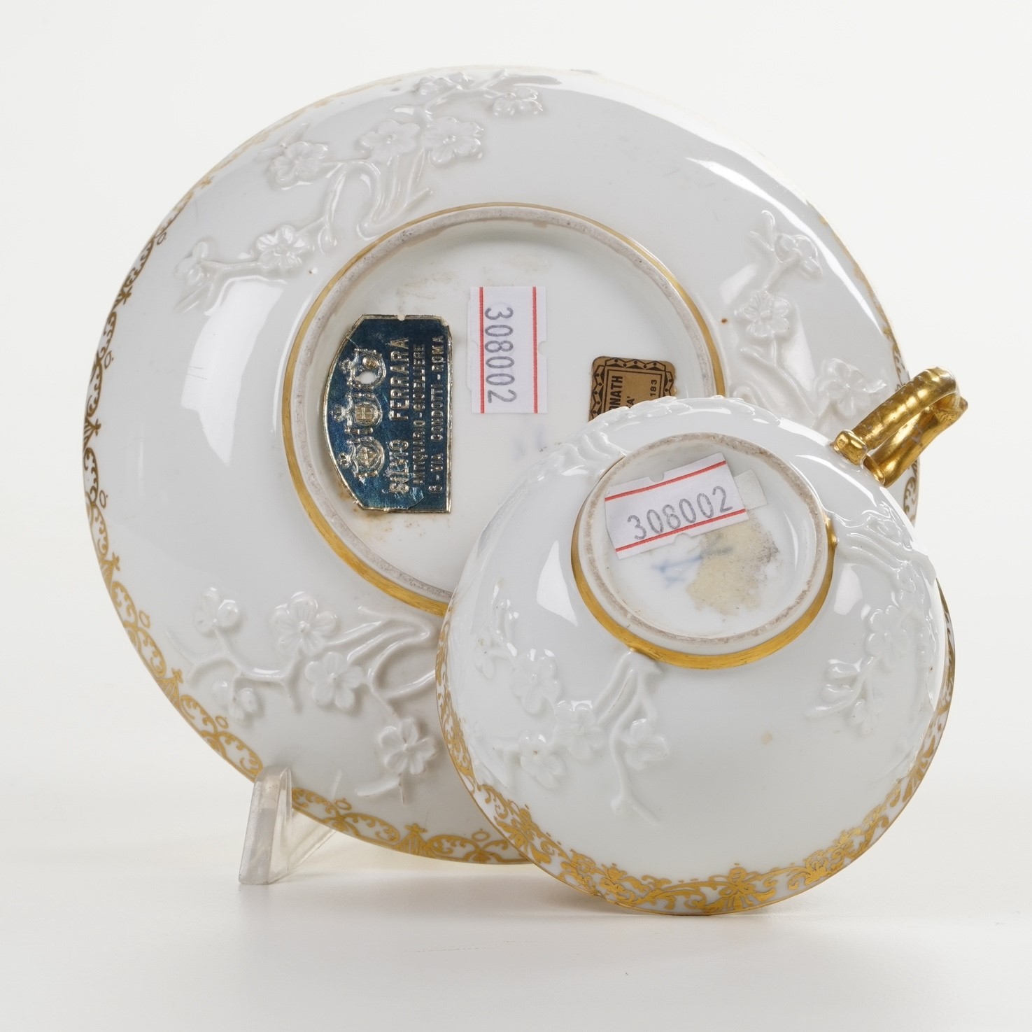 Tazza con Piatto Meissen, 1740 Circa