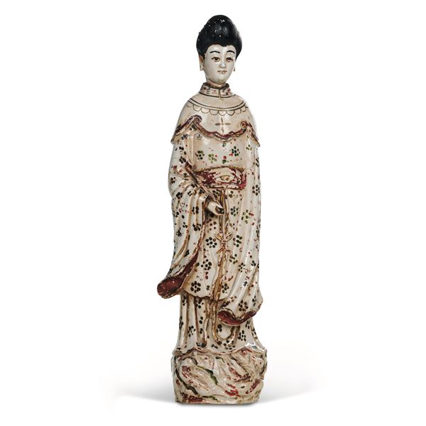 Figurina Cina, XVII-XVIII secolo Decorazione: Europa XVIII secolo 