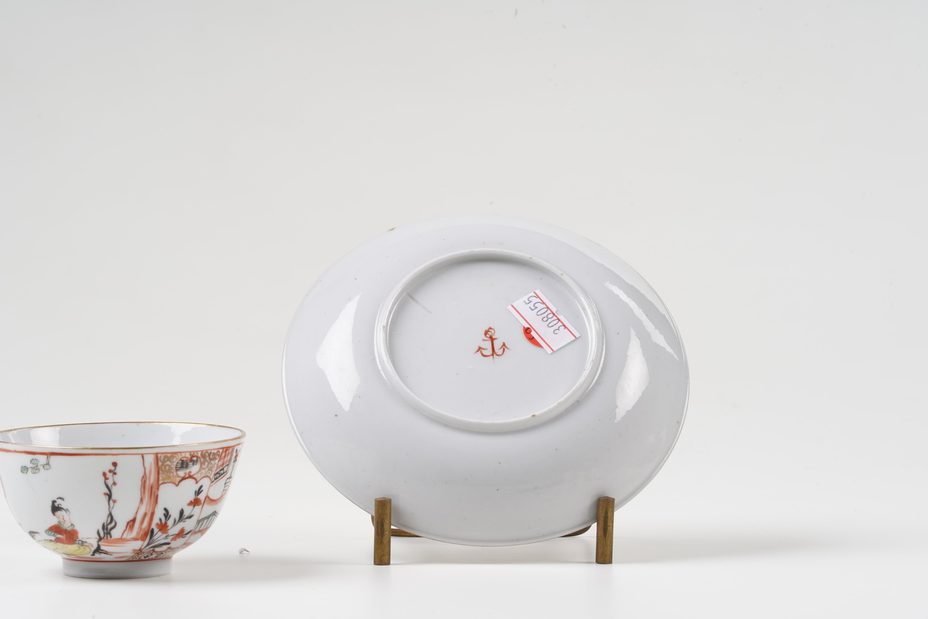 Tazza con Piattinovenezia, Manifattura Cozzi, 1765-1770