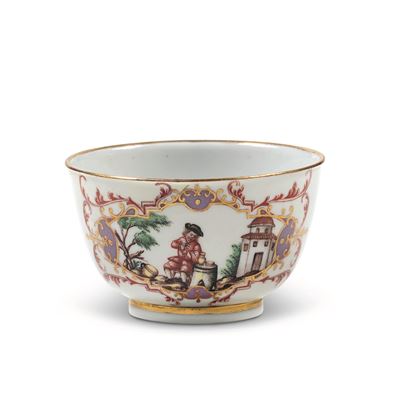 Tazza “alla Sassone”doccia, Manifattura Ginori, 1745-1750 Circa