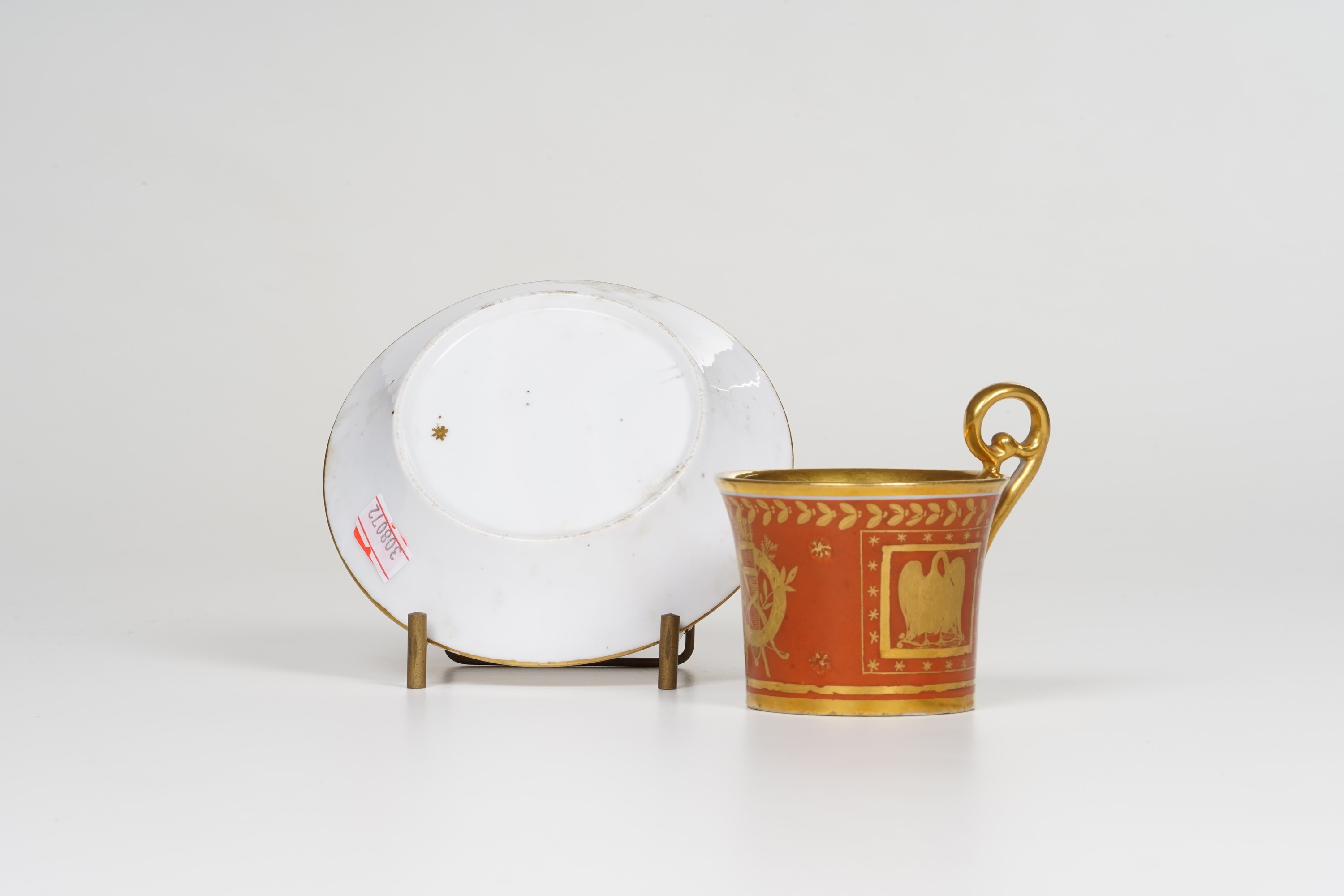 Tazza con Piattinodoccia, Manifattura Ginori, Verso il 1820