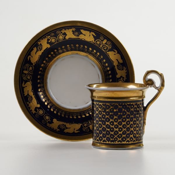 Una tazza e un piattino, XX secolo.