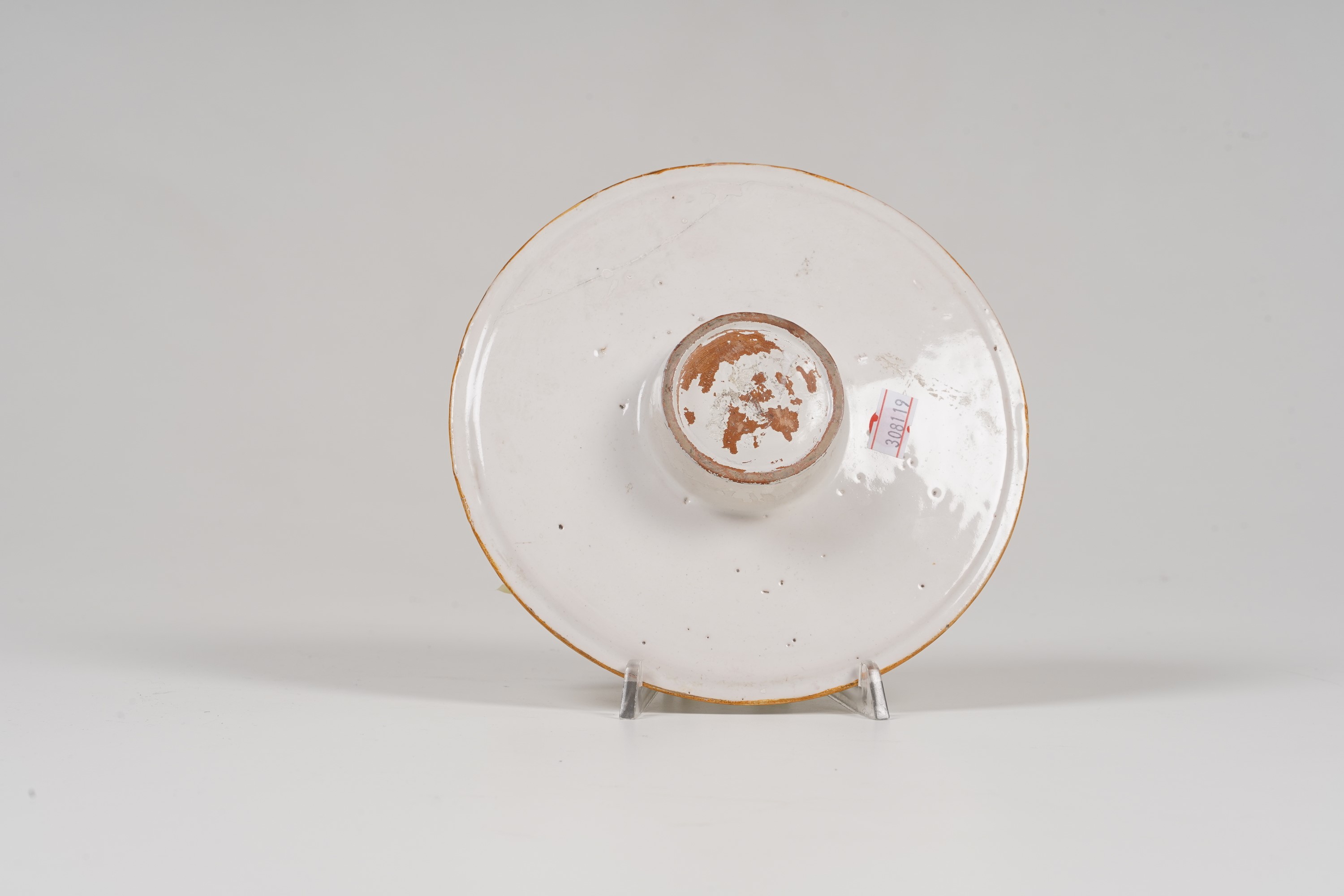 Piattino per Tazzacastelli, Bottega Grue, 1700–1725 Circa