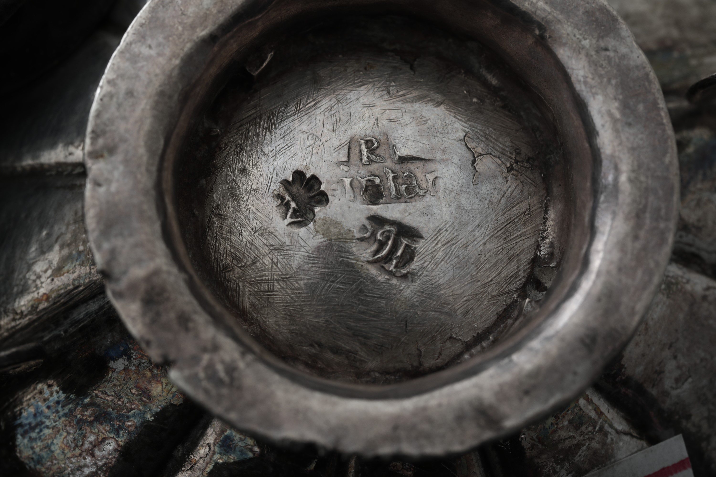 Argenteria, Quattro coppe potorie, argento fuso e sbalzato, Granada, XVIII secolo