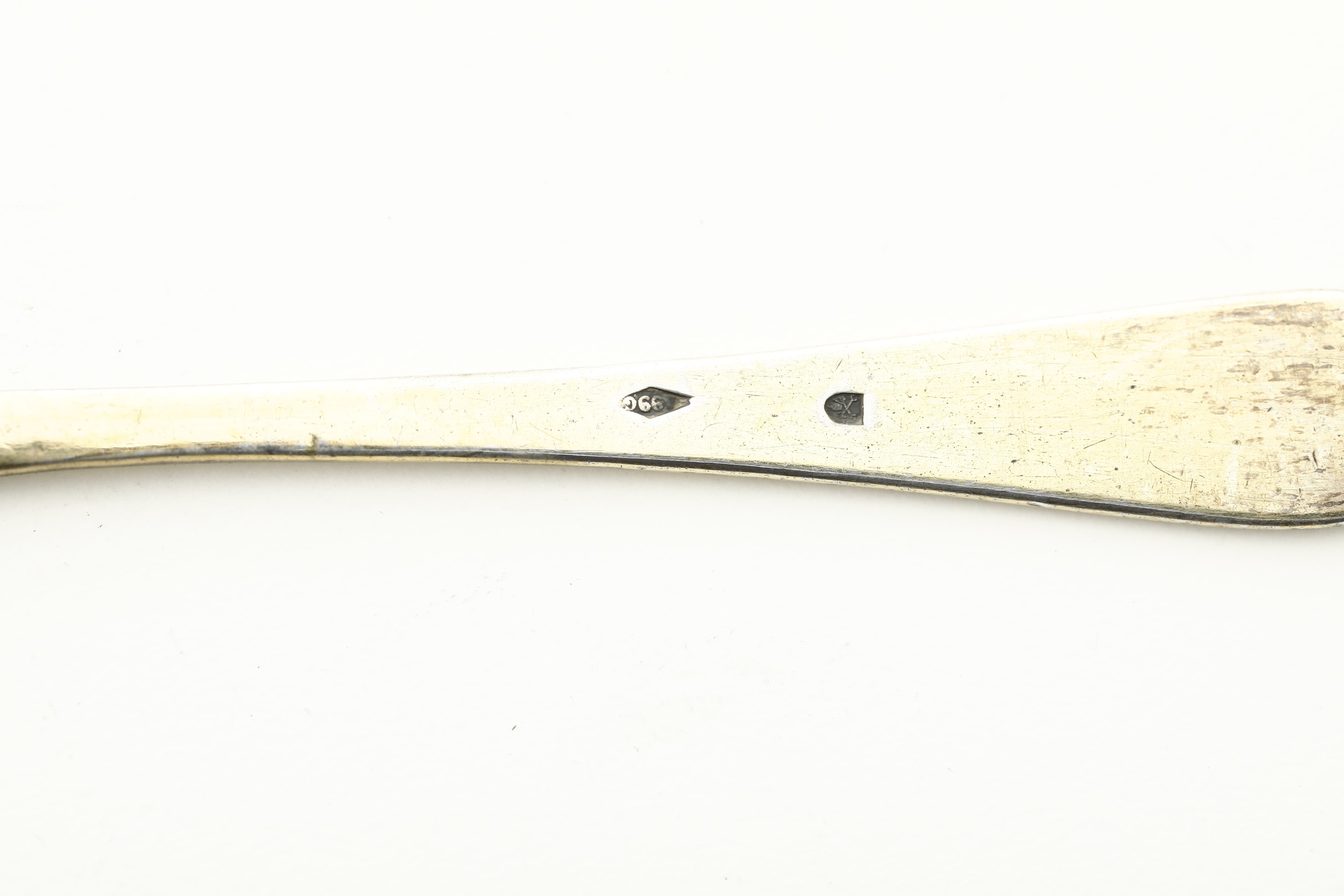 Milano, Inizi del XIX Secolo. Argentiere Emanuele Caber. Cucchiaini : Roma, Inizi del XVIII Secol...
