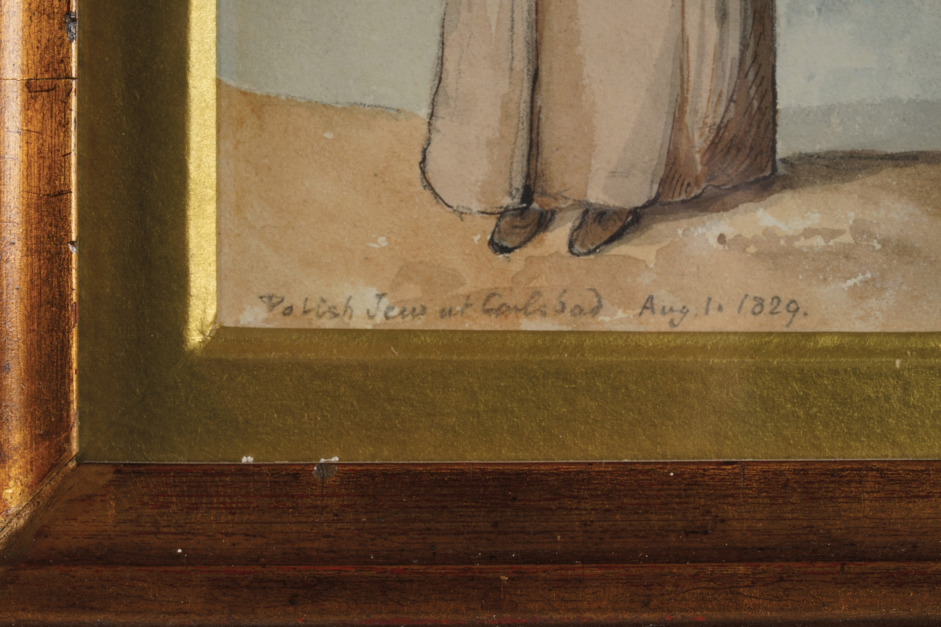 Anonimo del XIX-XX Secolo Figura con Cappello