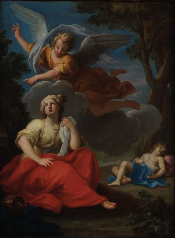 Scuola emiliana del XVII secolo Agar e l’Angelo