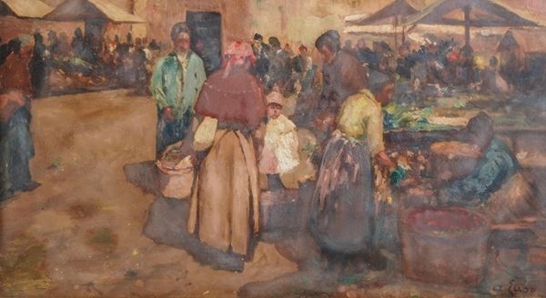 Alessandro Lupo - Scena di mercato