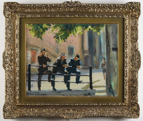 Figure alla staccionata