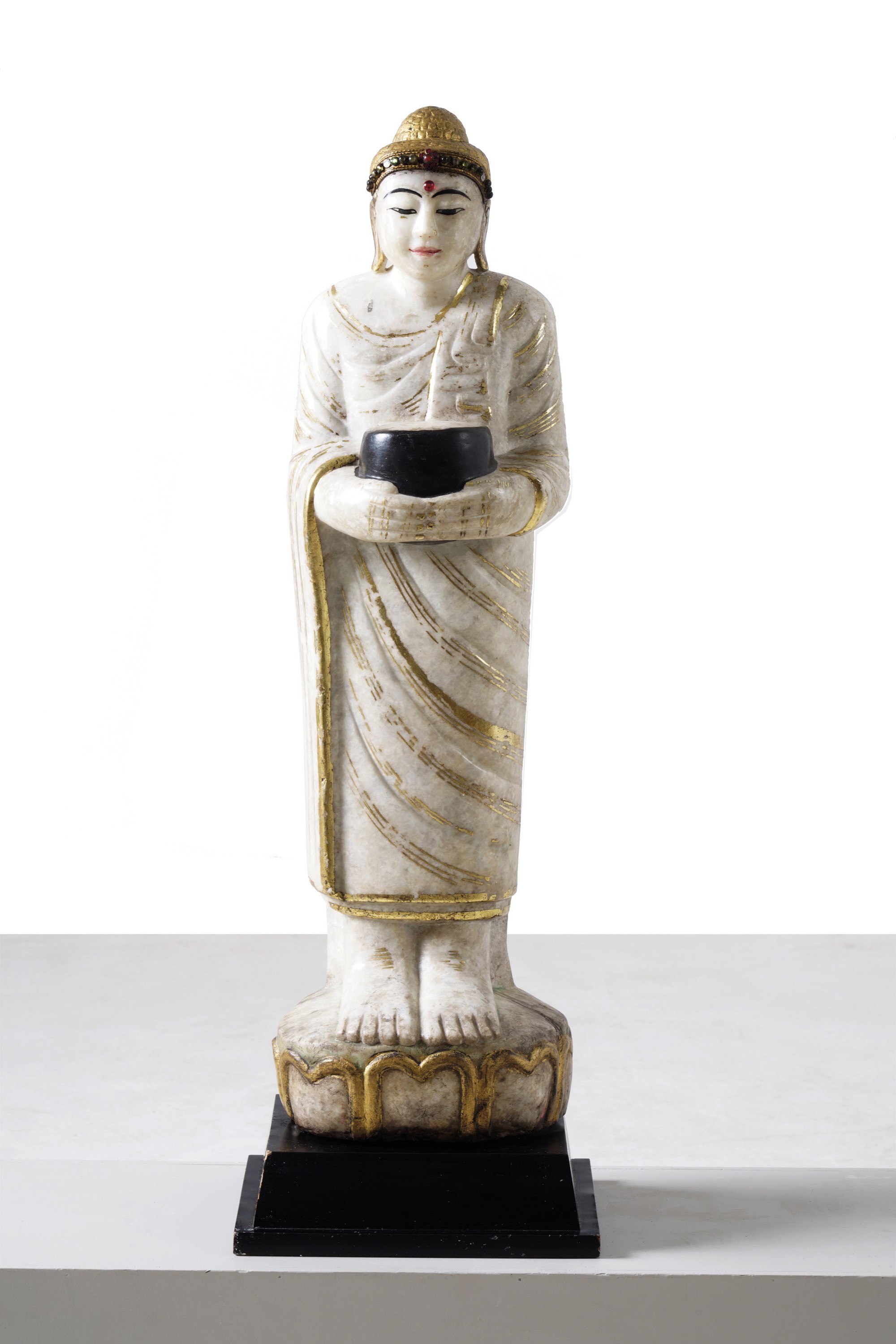 Buddha in Alabastro (?). Mandalay, Birmania, XIX-XX Secolo