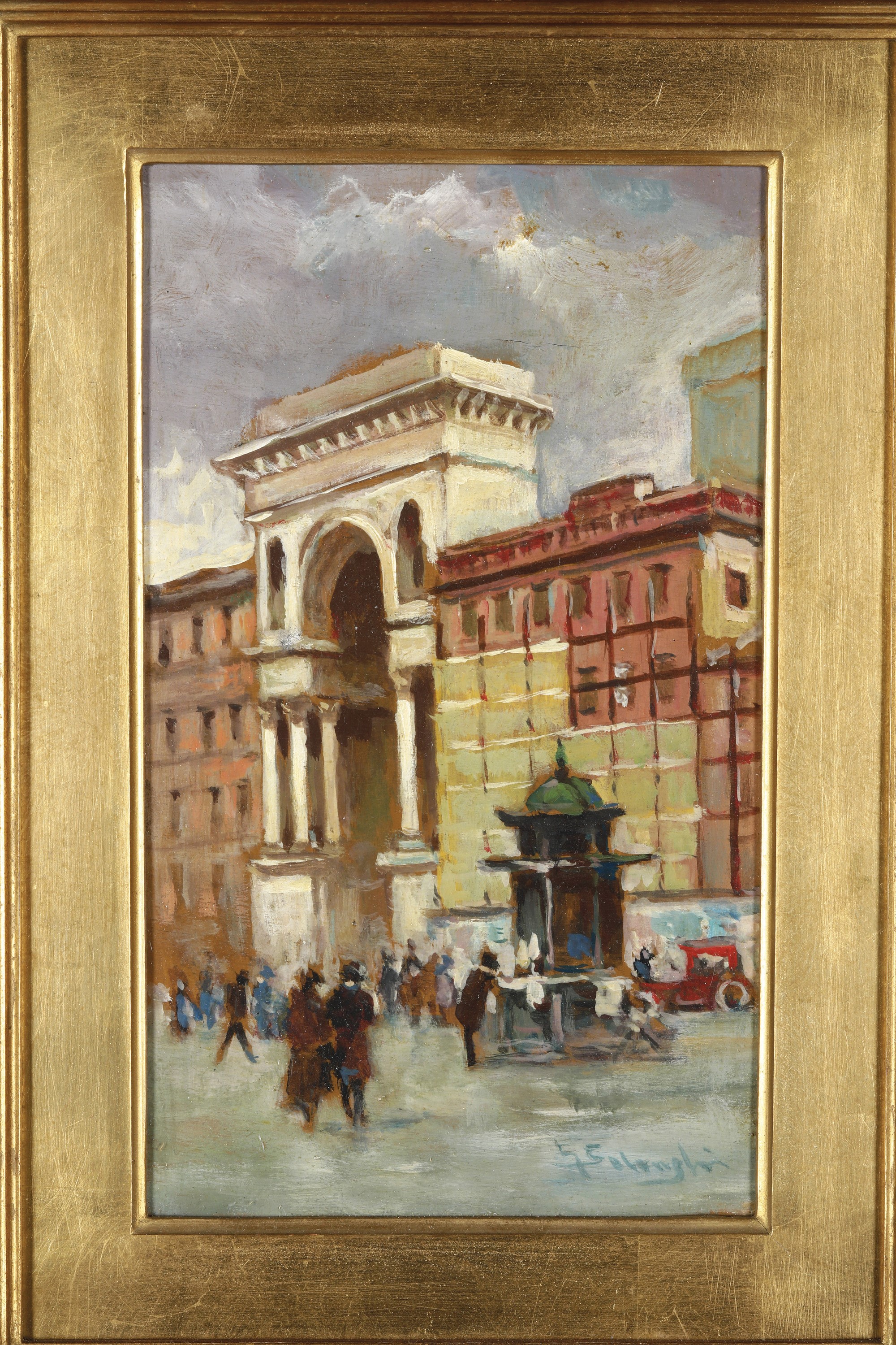 Giuseppe Solenghi - Veduta di Milano