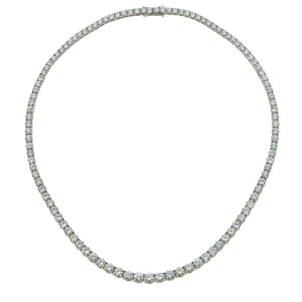 Rivière con diamanti taglio brillante per ct 18.00 circa