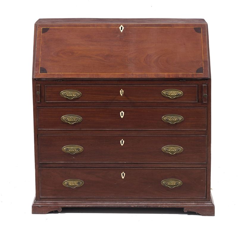 Ribalta in legno di mogano. Inghilterra XIX-XX secolo  - Auction Antique - Cambi Casa d'Aste