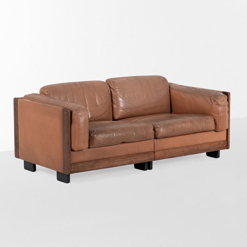 Afra e Tobia Scarpa : Divano a due posti mod. 920  - Auction Design LAB - Cambi Casa d'Aste