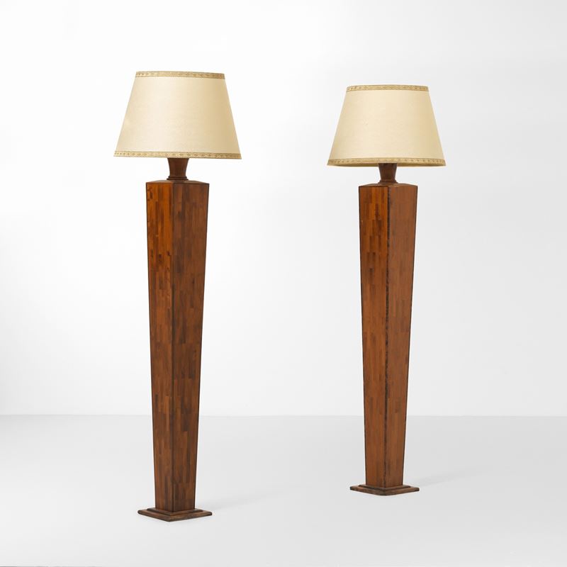 Due lampade da terra  - Asta Antiquariato del XX secolo - Cambi Casa d'Aste