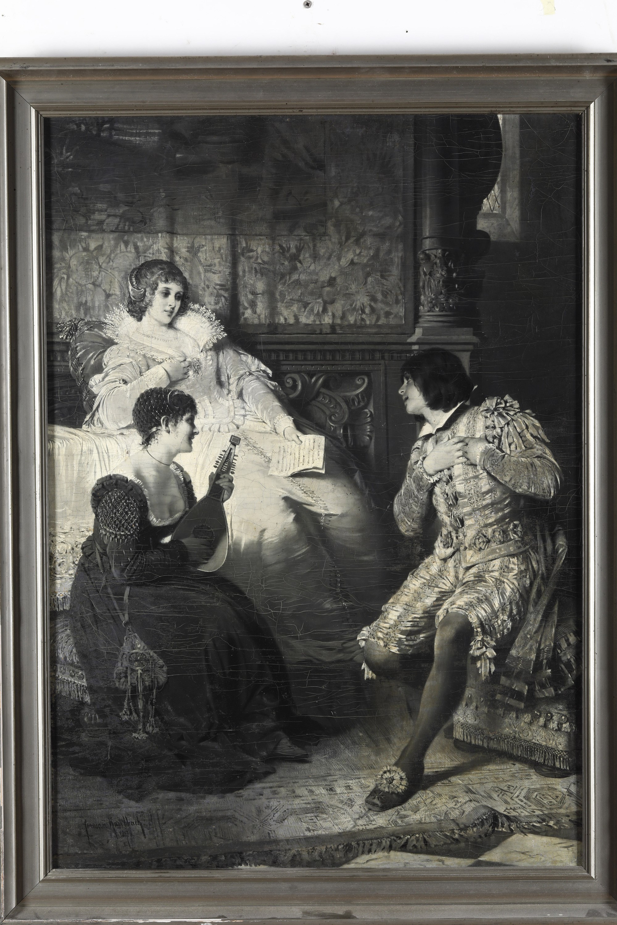 Hermann Kaulbach - Scena Galante