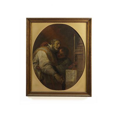 Scuola Italiana del XVIII Secolo Episodio Sacro