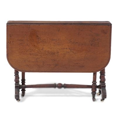Tavolino in Legno a Bandelle. XIX-XX Secolo