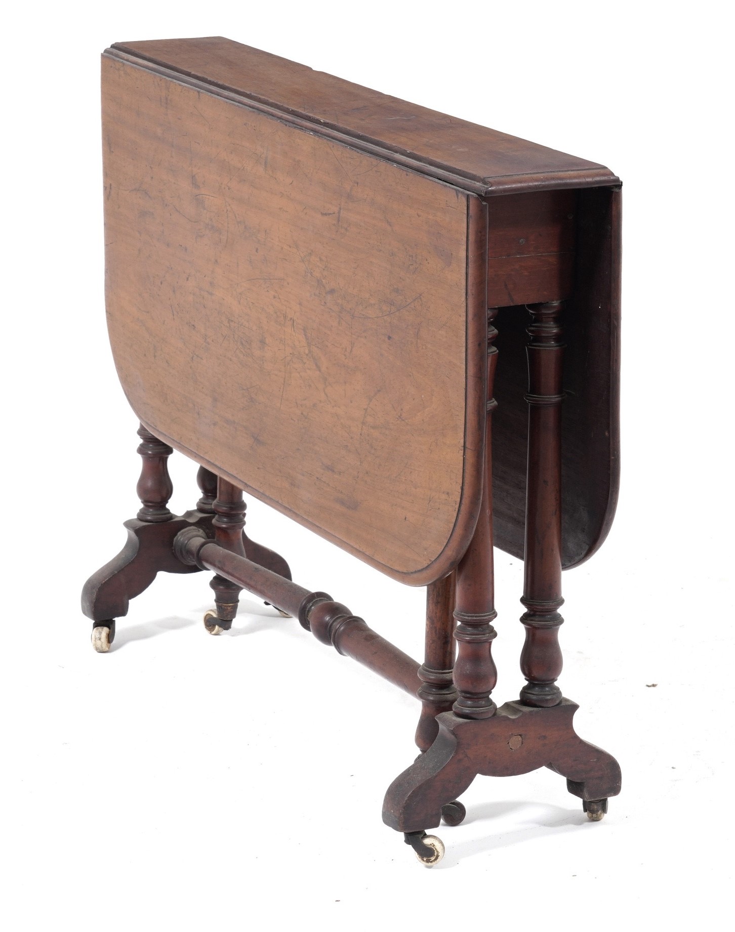 Tavolino in Legno a Bandelle. XIX-XX Secolo
