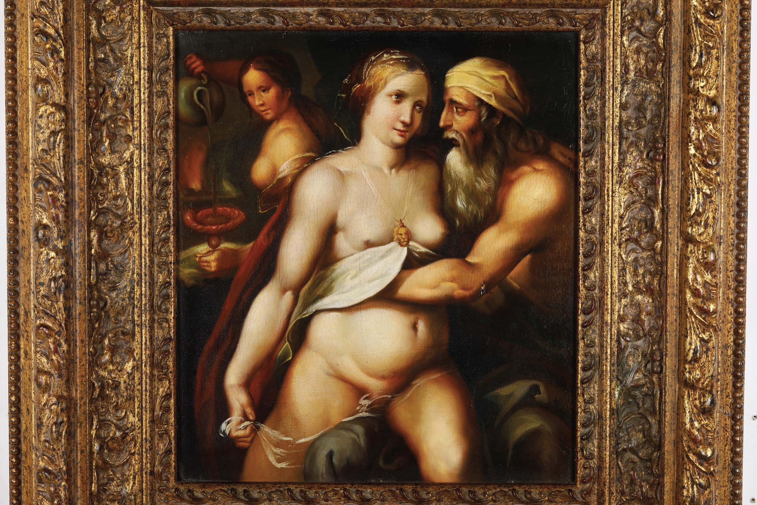 Scuola Fiamminga Dell'inizio del XVII Secolo Loth e le Figlie