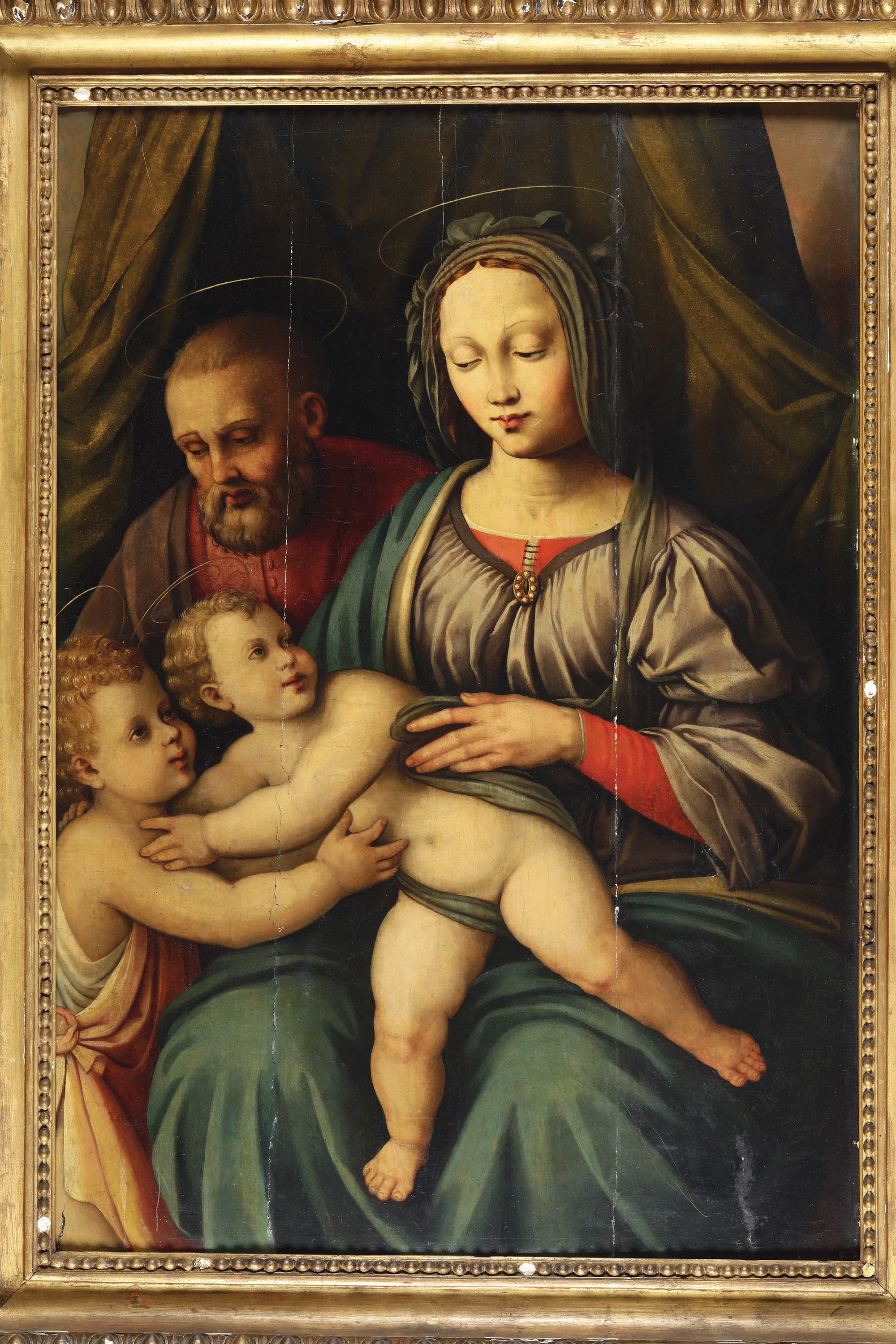 Scuola Dell'italia Centrale del XVI Secolo Sacra Famiglia con San Giovannino