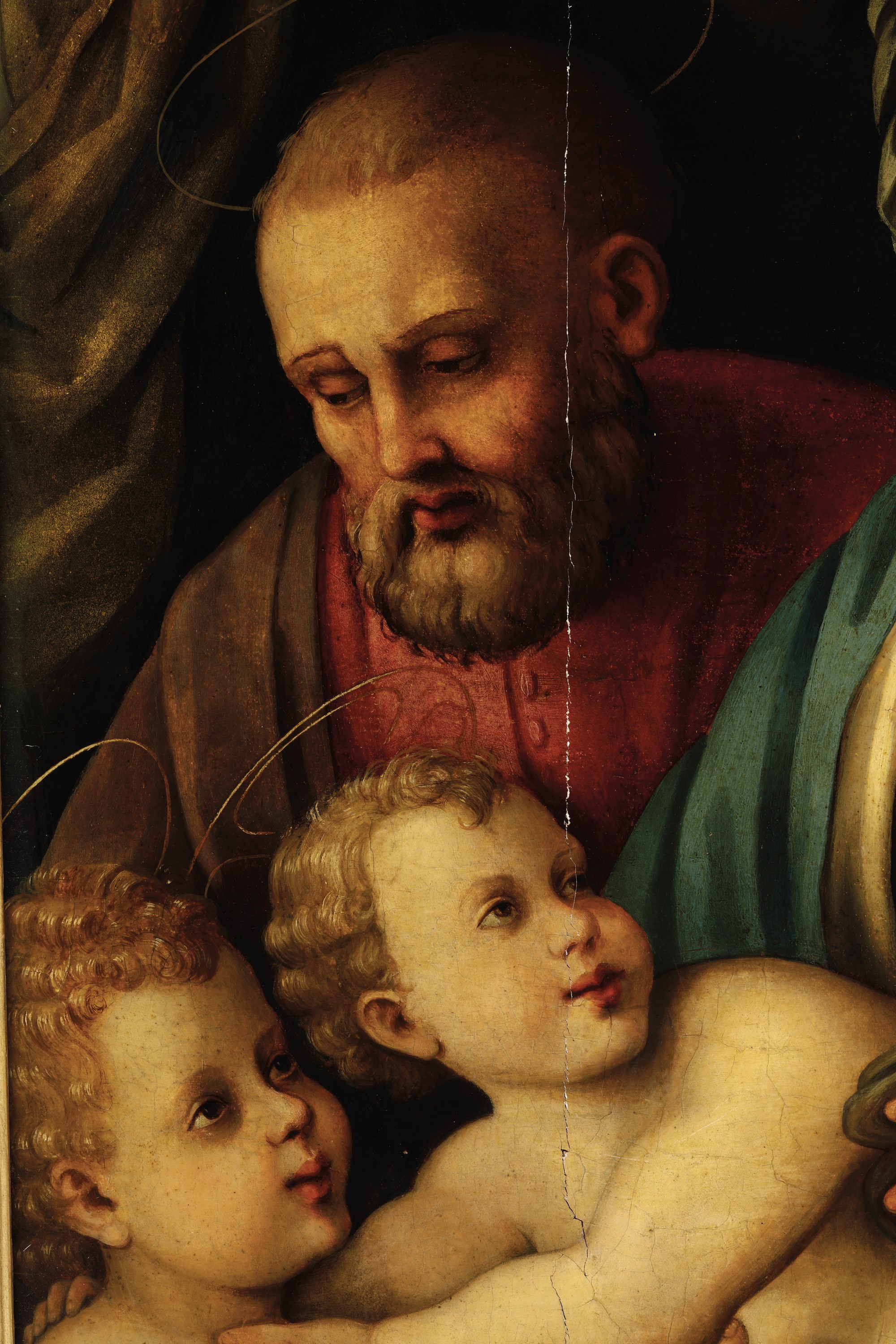 Scuola Dell'italia Centrale del XVI Secolo Sacra Famiglia con San Giovannino
