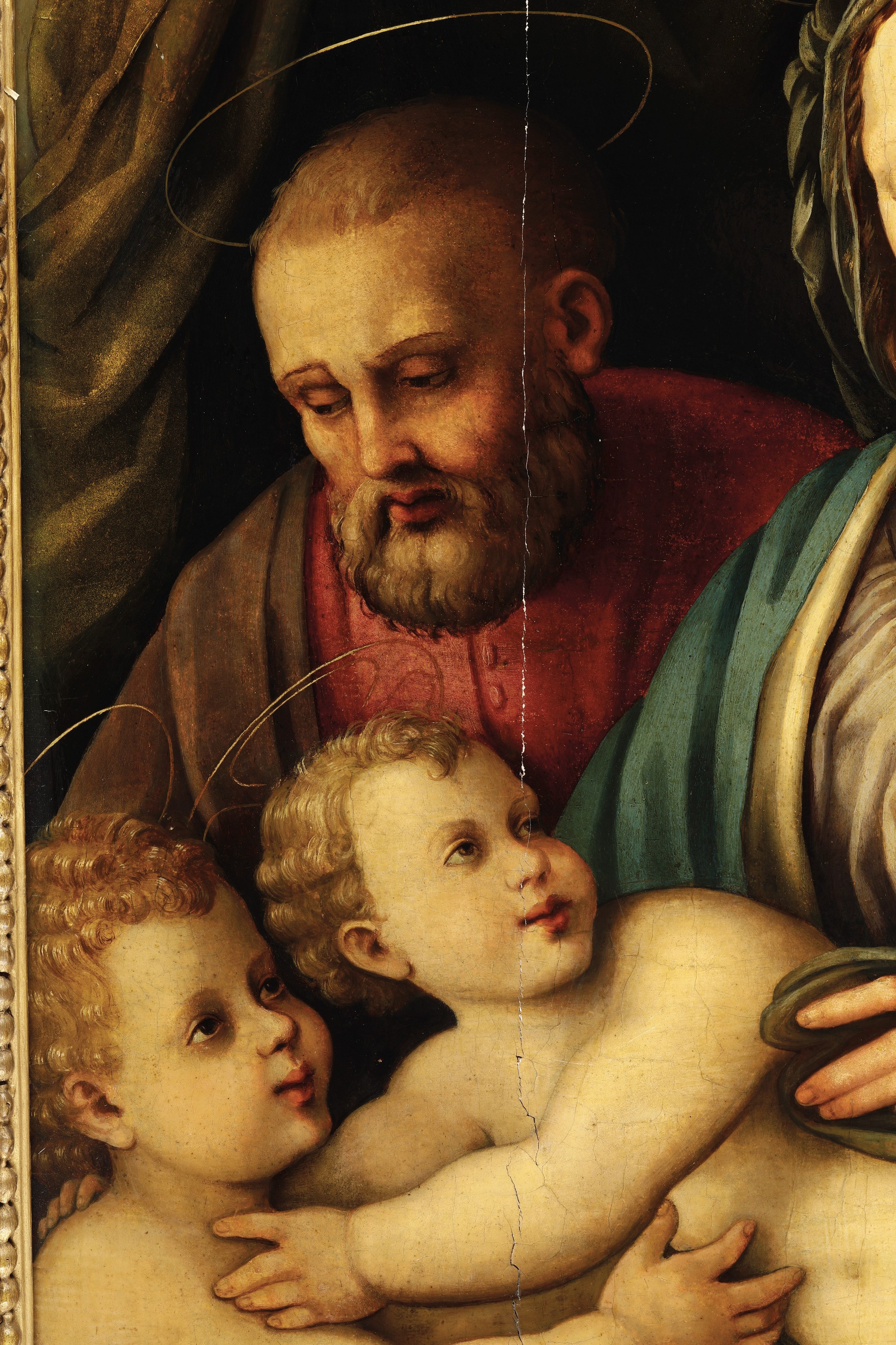 Scuola Dell'italia Centrale del XVI Secolo Sacra Famiglia con San Giovannino