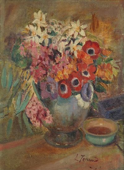Natura Morta con Vaso di Fiori