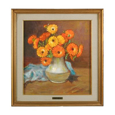 Sinfonia di colori, olio su tavoletta