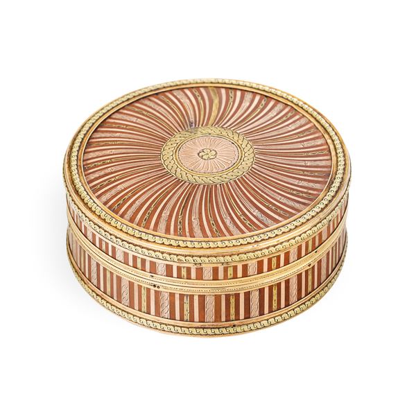 Parigi, 1775. Maestro orafo Jean Baptiste Fouache Tabacchiera