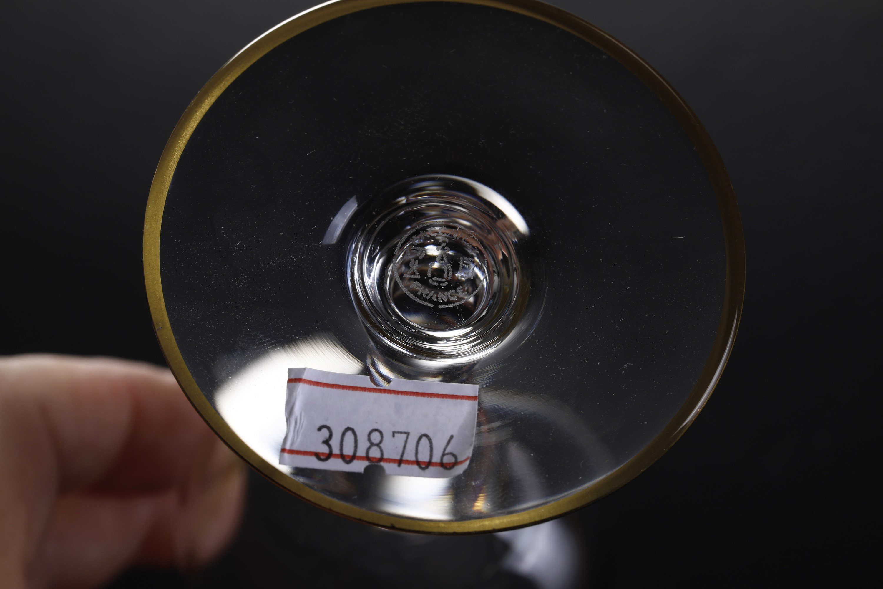 Servizio di Calici “mahora”francia, Manifattura Baccarat, XX Secolo