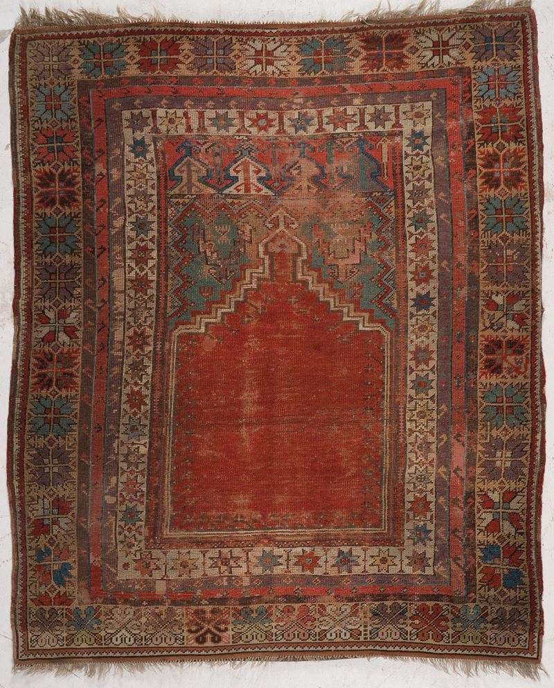 Preghiera Anatolia fine XIX secolo  - Auction Carpets - Cambi Casa d'Aste