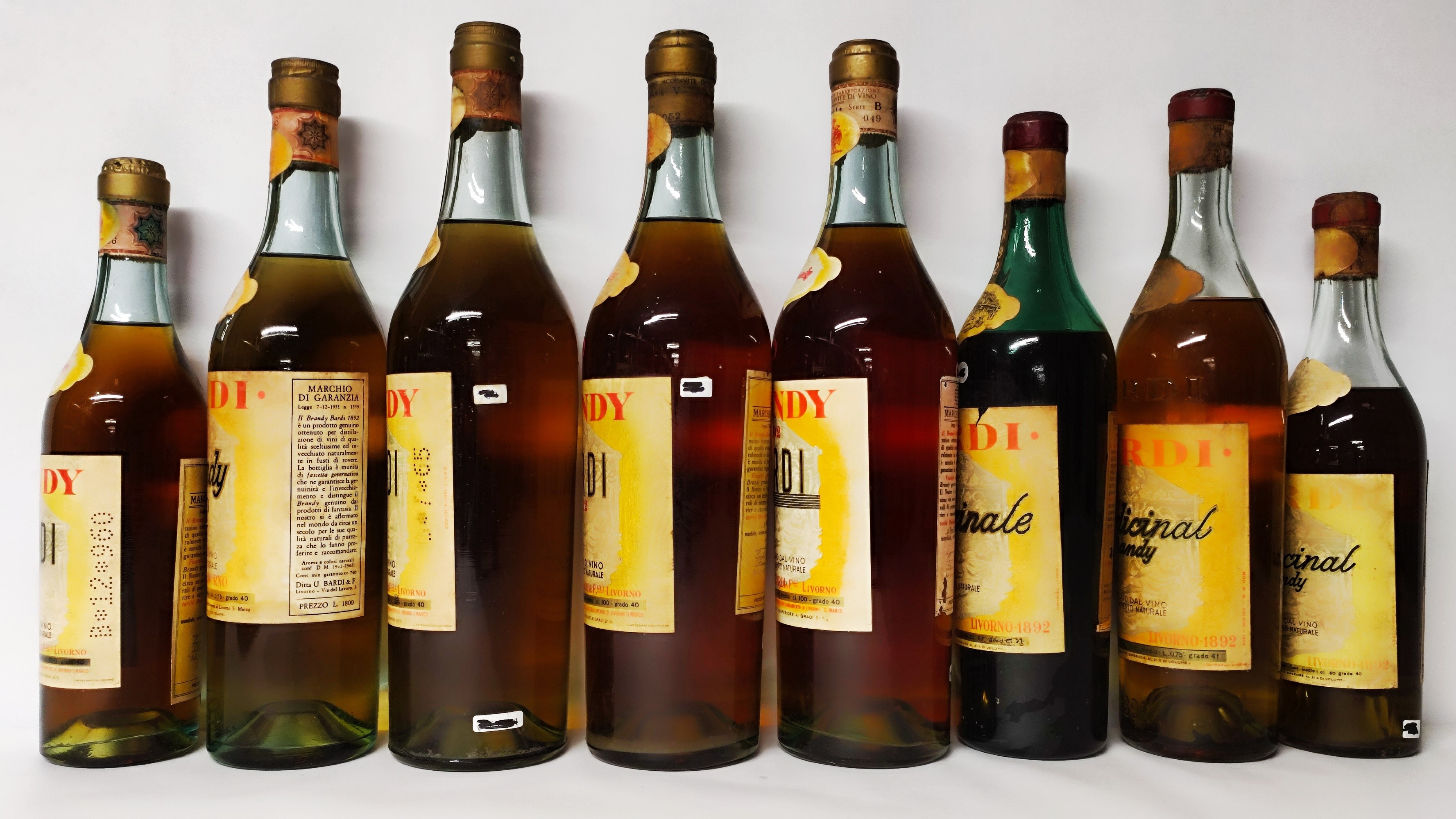Bardi 1892 Fondazione, Brandy