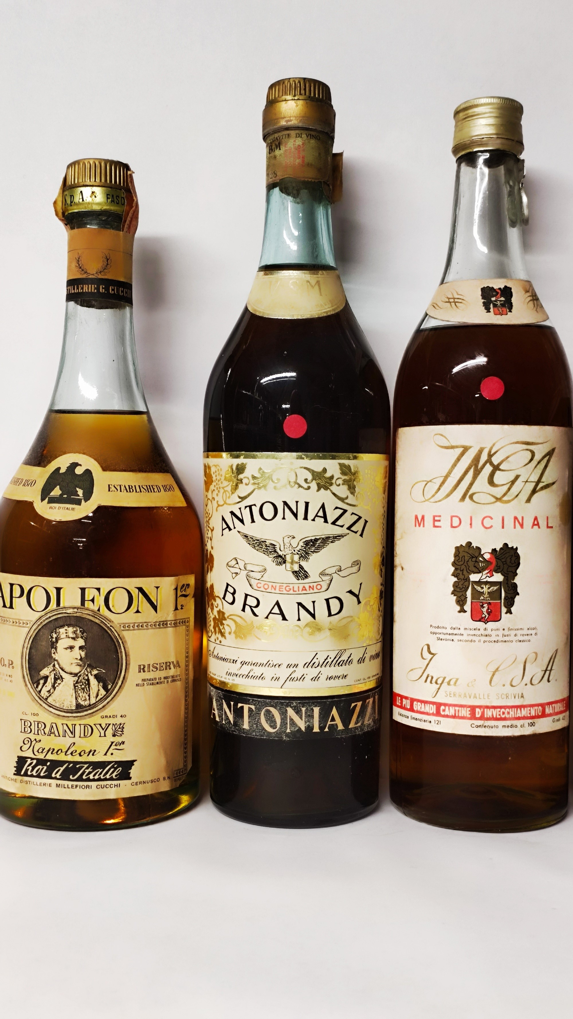 Antoniazzi, Roi, Ferrol, Viterbium, Brandy