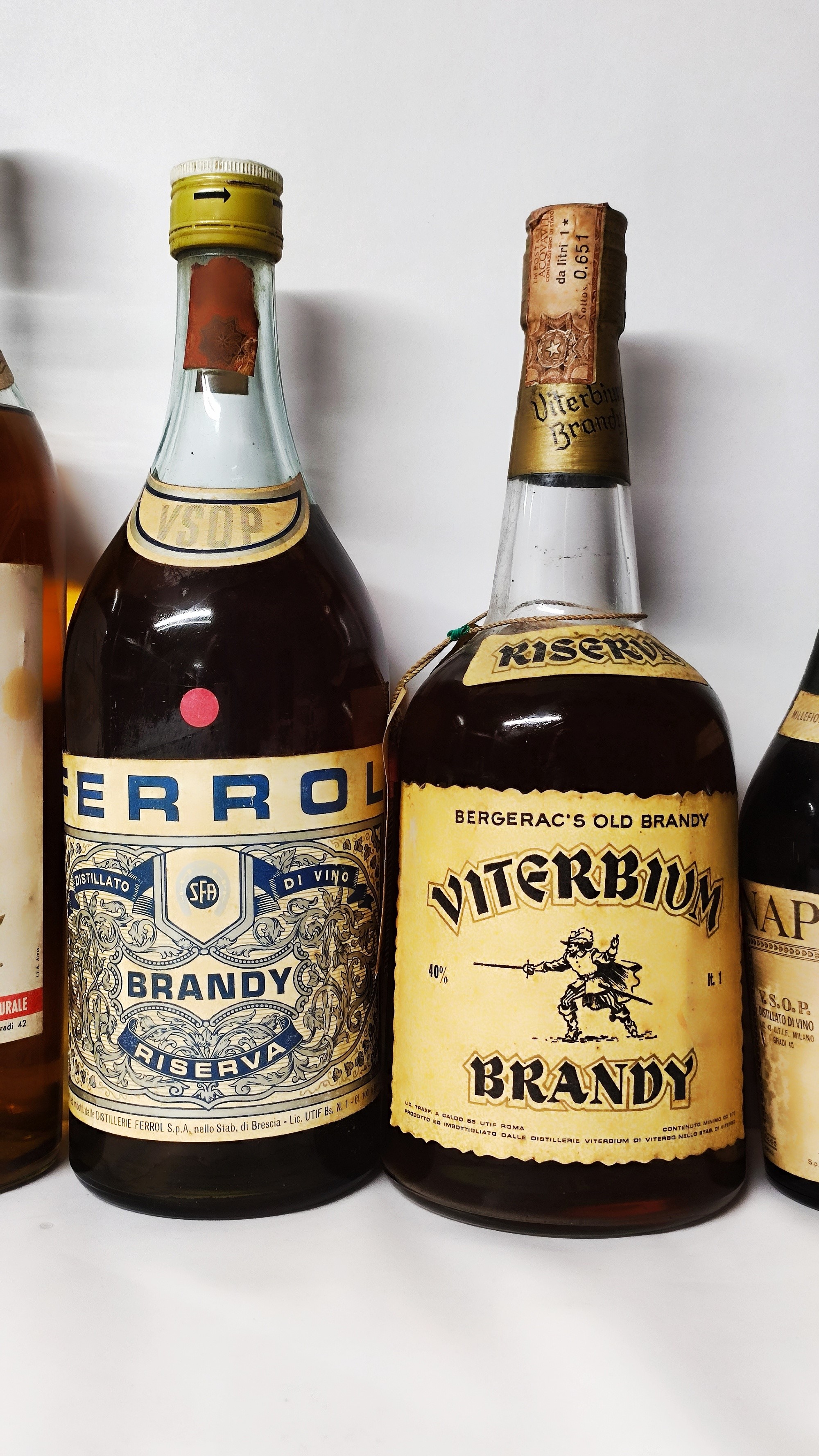 Antoniazzi, Roi, Ferrol, Viterbium, Brandy