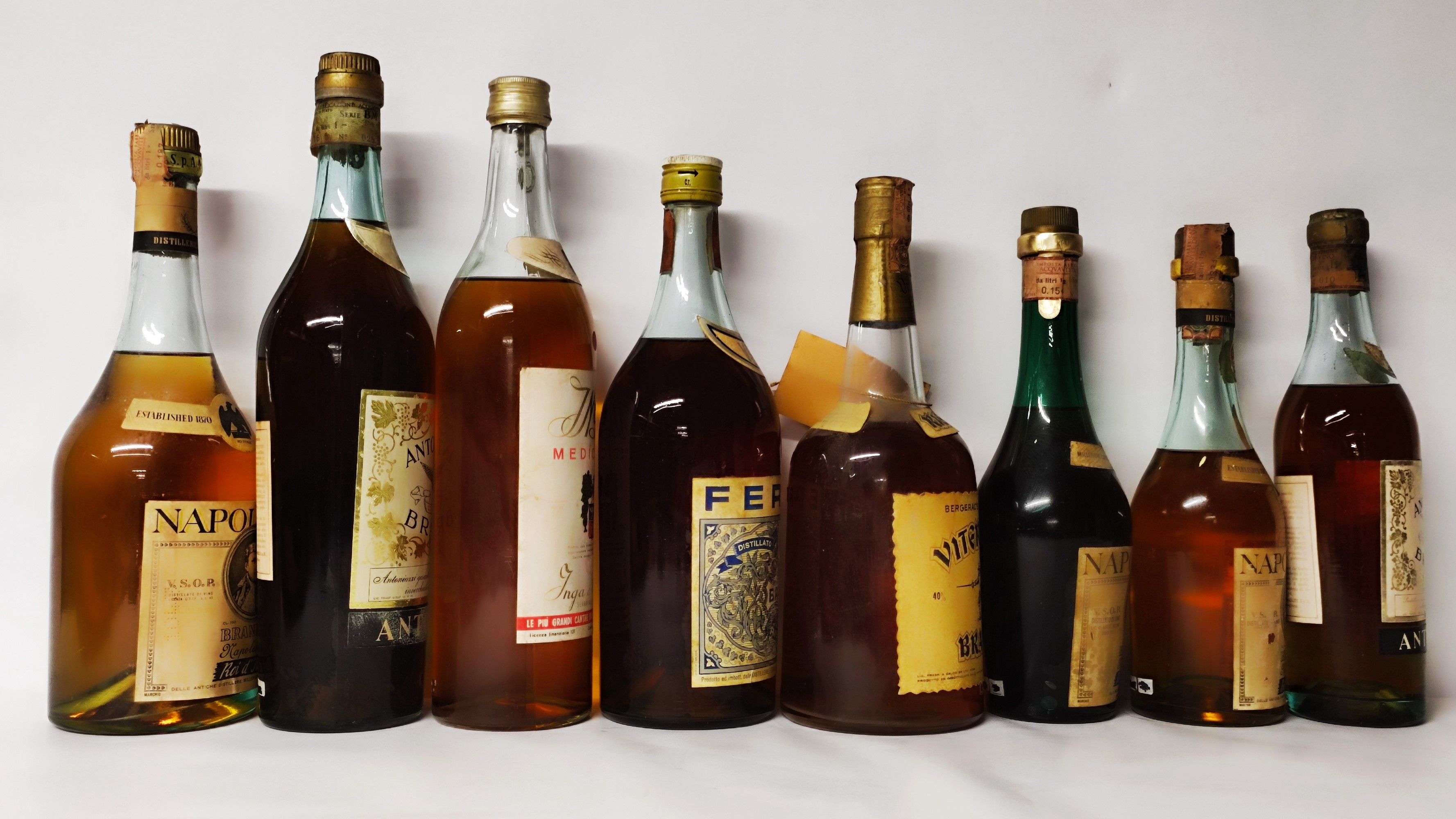 Antoniazzi, Roi, Ferrol, Viterbium, Brandy