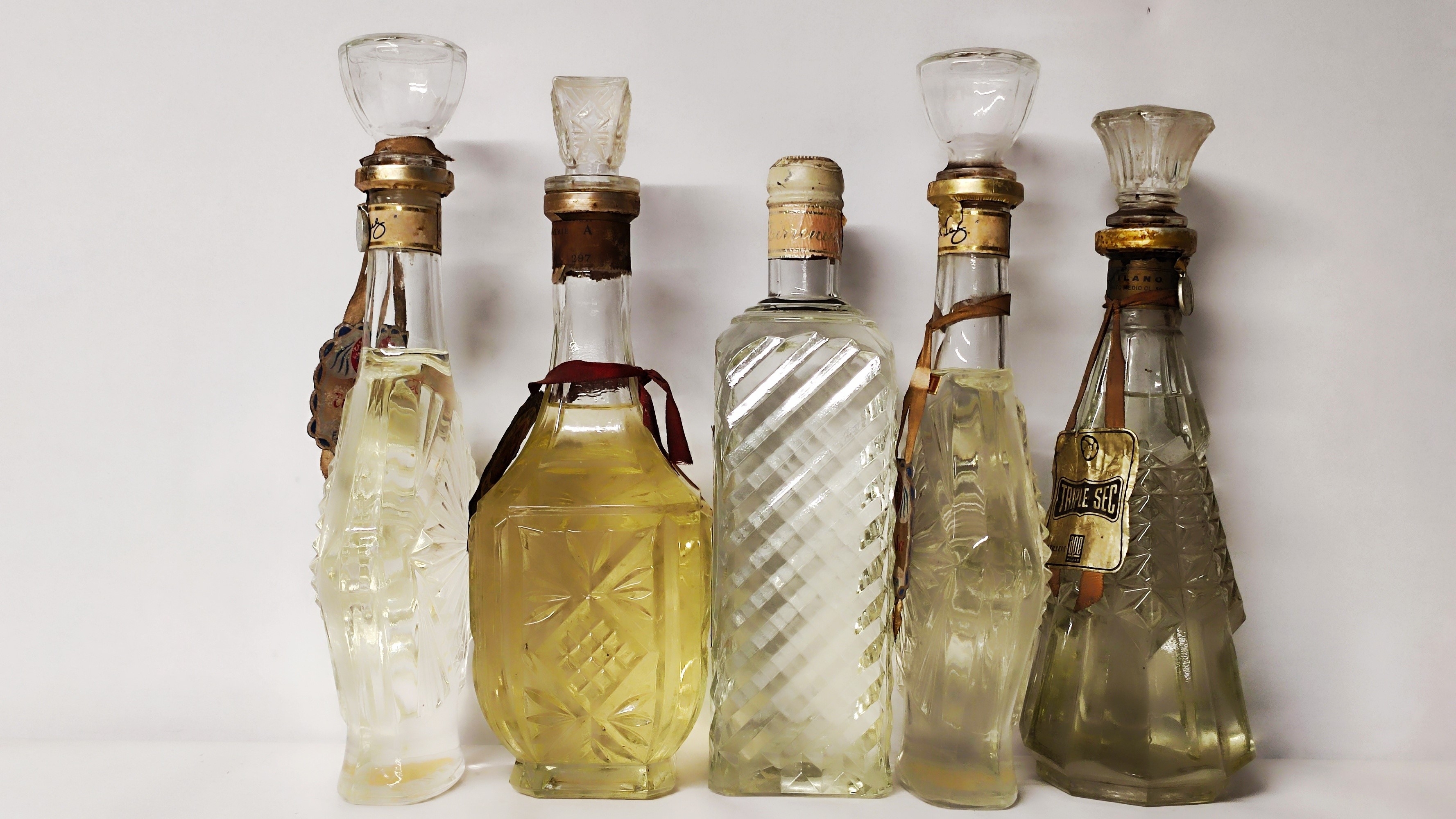 Decanter Bardi, Ape, Cocchi, Triple Sec Liquori