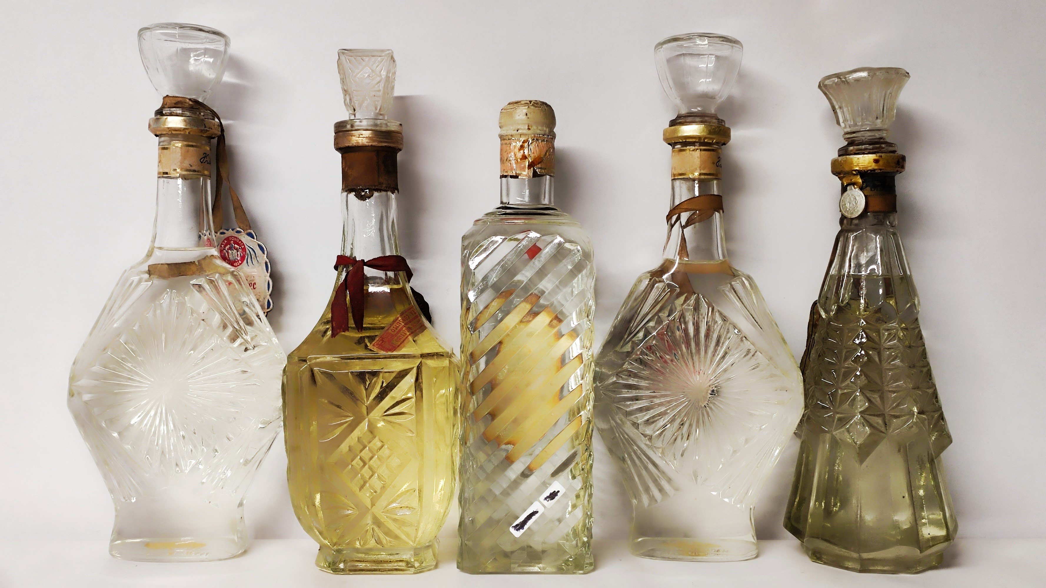 Decanter Bardi, Ape, Cocchi, Triple Sec Liquori