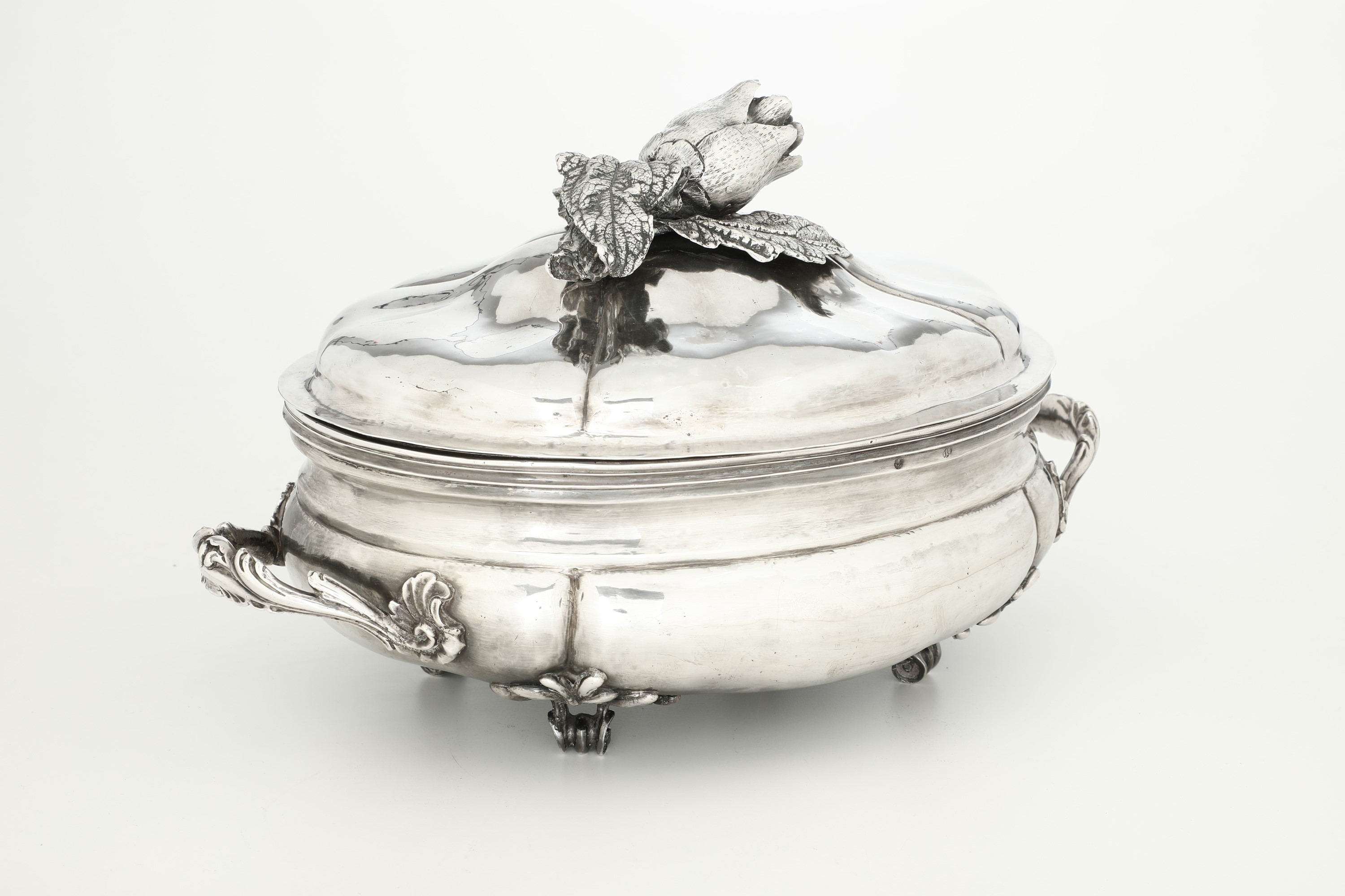 Rara Zuppiera. Venezia, Prima Metà del XVIII Secolo. Marchi Dell'assaggiatore Zuanne Cottini (171...
