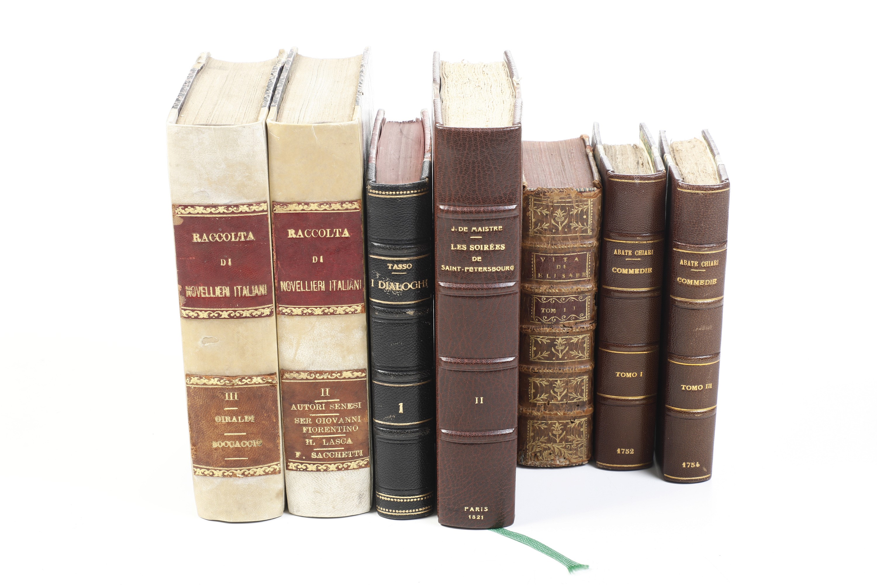 Parnaso Italiano e Altri di Letteratura Tre Volumi del Parnaso Italiano, Lirici del Secolo I-II-I...