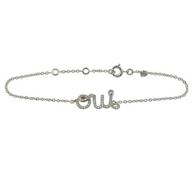Dior, Braccialetto “Oui” con diamanti